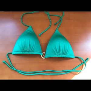 VS Swim, Kelly Green Bikini Top, S